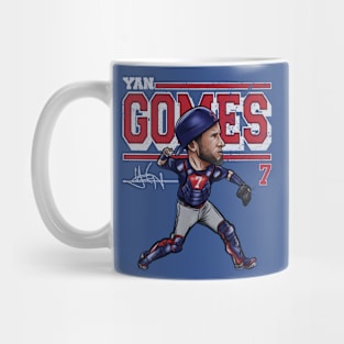 Yan Gomes Chicago C Cartoon Mug